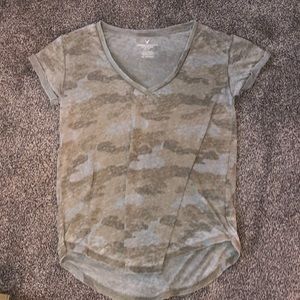 American Eagle Outfitters camo T-shirt